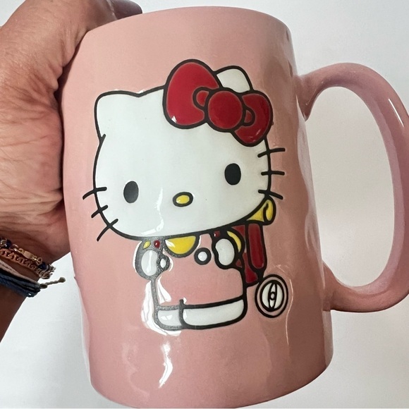 Hello Kitty Pink Cute Coffee Mug - Picture 3 of 6